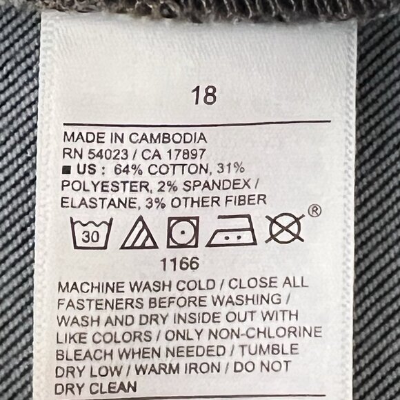 Old Navy Women's Rock Star Super Skinny Blue Jeans Sz 18 Extra High Rise Stretch - Picture 6 of 10